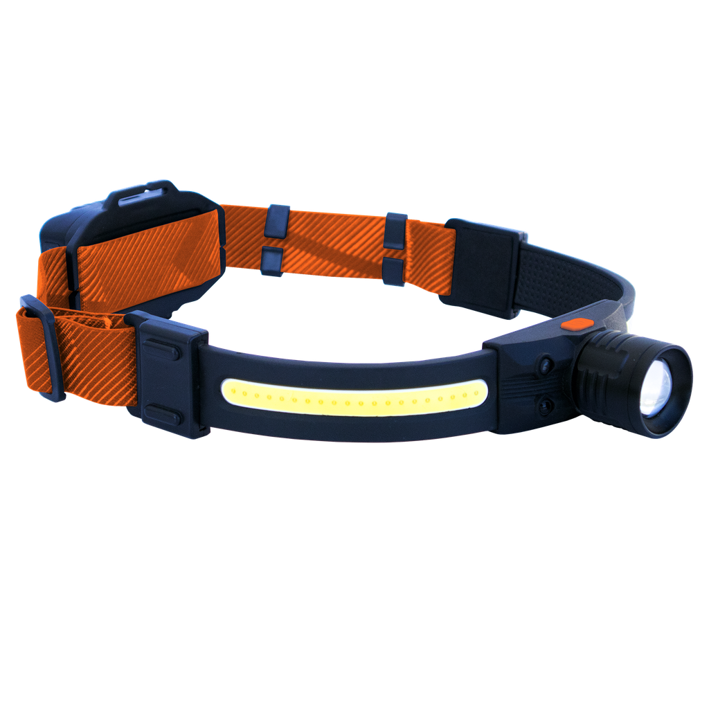 LIGHTING - DUAL SLIMLINE HEADLAMP 150-500 LUMEN (4 MODES)