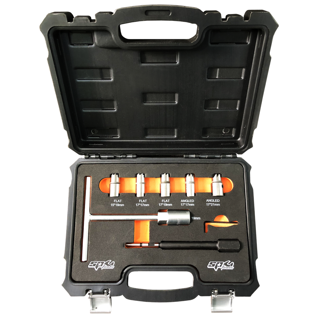 [SP66084] ENGINE SERVICE - DIESEL INJECTOR SEAT CLEANER SET 7PC