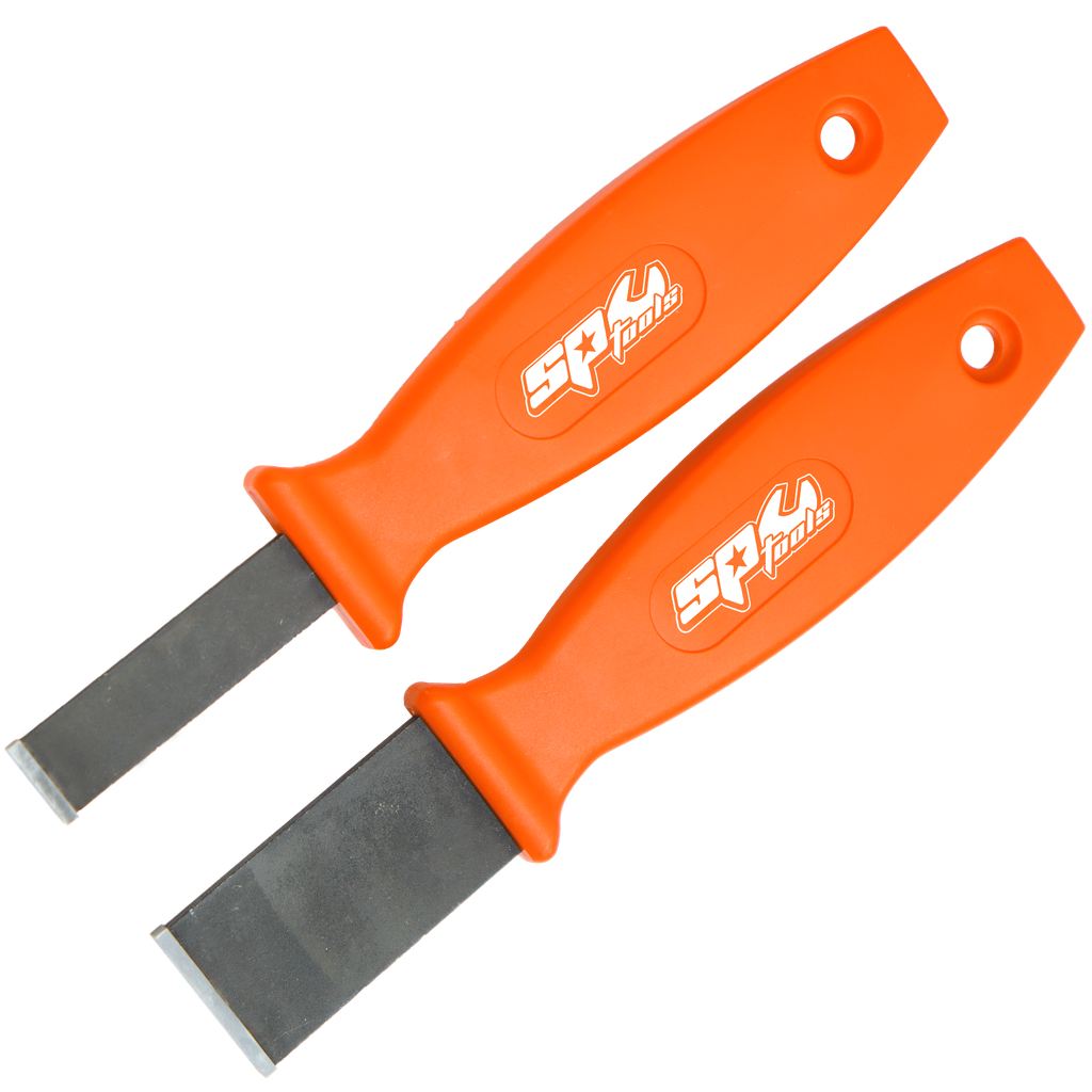 [SP30800] AUTO SPECIALITY - SCRAPER SET CARBIDE 2PC  1-1/4" & 5/8" WIDE
