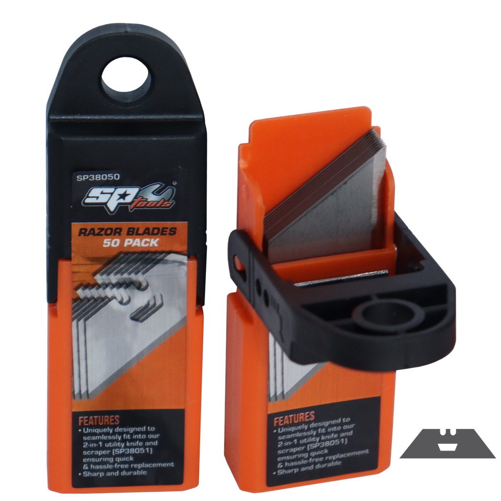 CUTTING TOOLS - REPLACMENT UTILITY KNIFE BLADES - 50 PACK