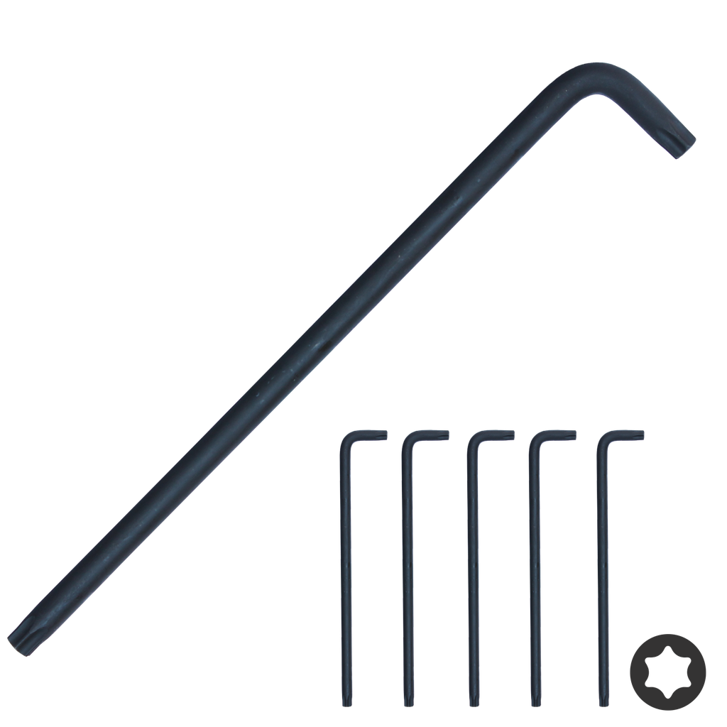 KEY SET - TORX BLACK - T-30 (PK5)