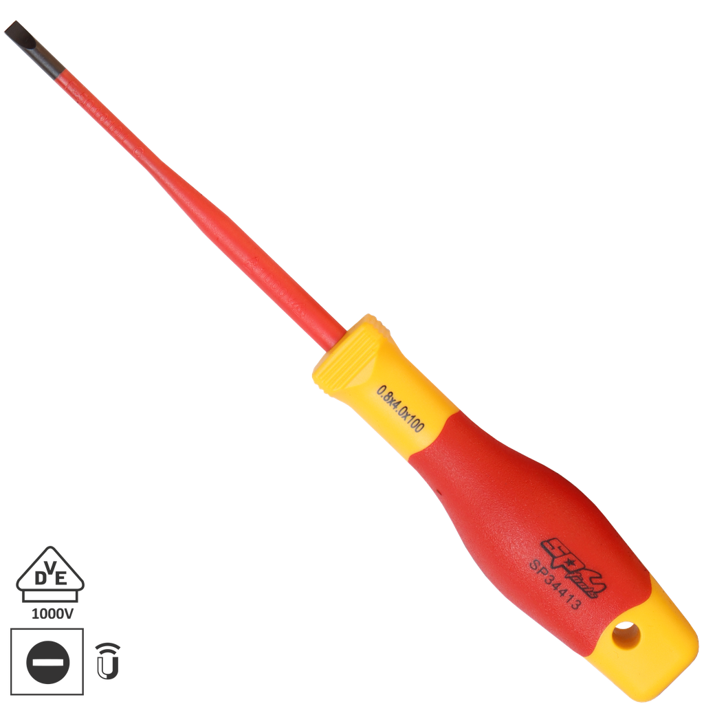 [SP34411] SCREWDRIVER - SLOTTED VDE INSULATED 3.0X100MM