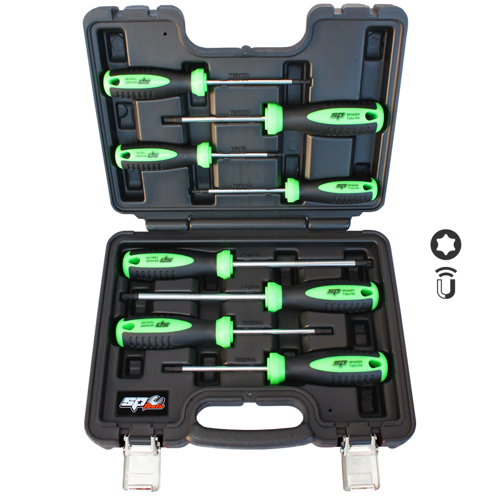 SCREWDRIVER SET - TORX TAMPER PROOF - 8PC SET