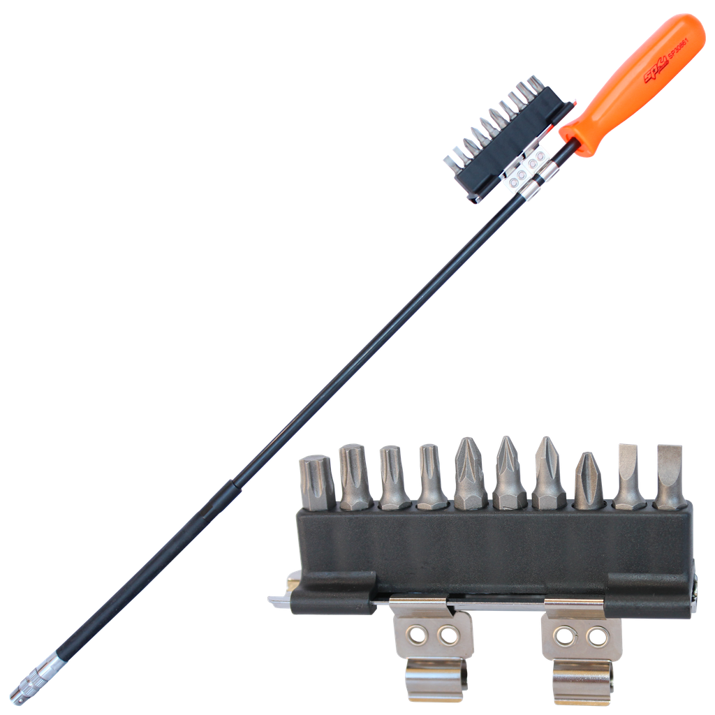 BIT SET - HALF FLEXIBLE HOSE NUT DRIVER - 11PC SET