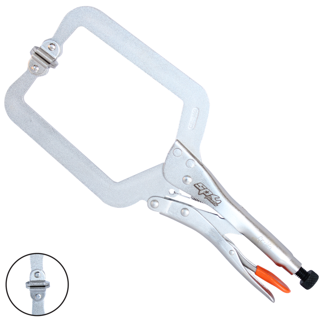 [SP32657] PLIERS & CUTTERS - LOCKING C-CLAMP SWIVEL PADS - 380MM (15")