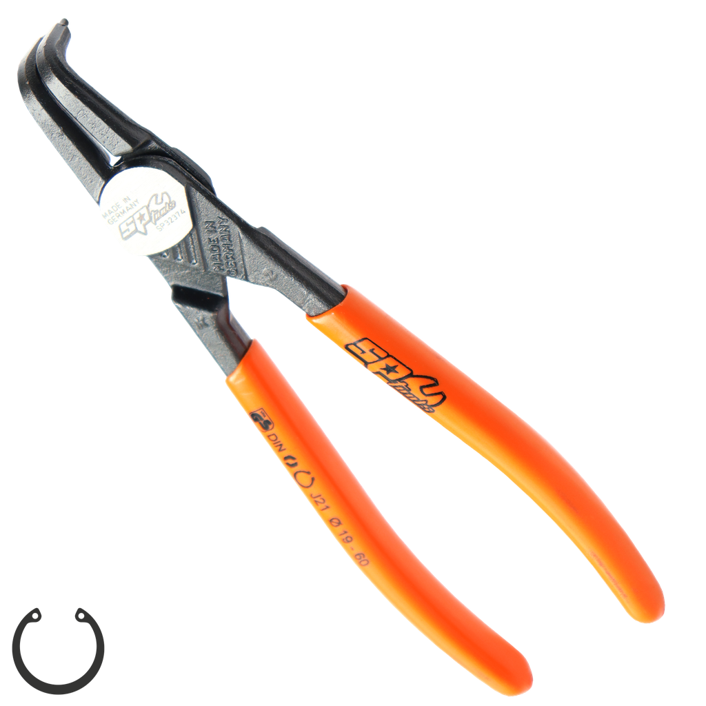 PLIERS & CUTTERS - HD CIRCLIP INTERNAL BENT (19-60MM) PRECISION 170MM