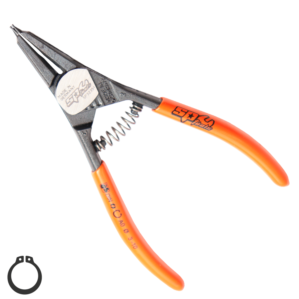PLIERS & CUTTERS - HD CIRCLIP EXTERNAL STRAIGHT (3-10MM) PRECISION 135MM