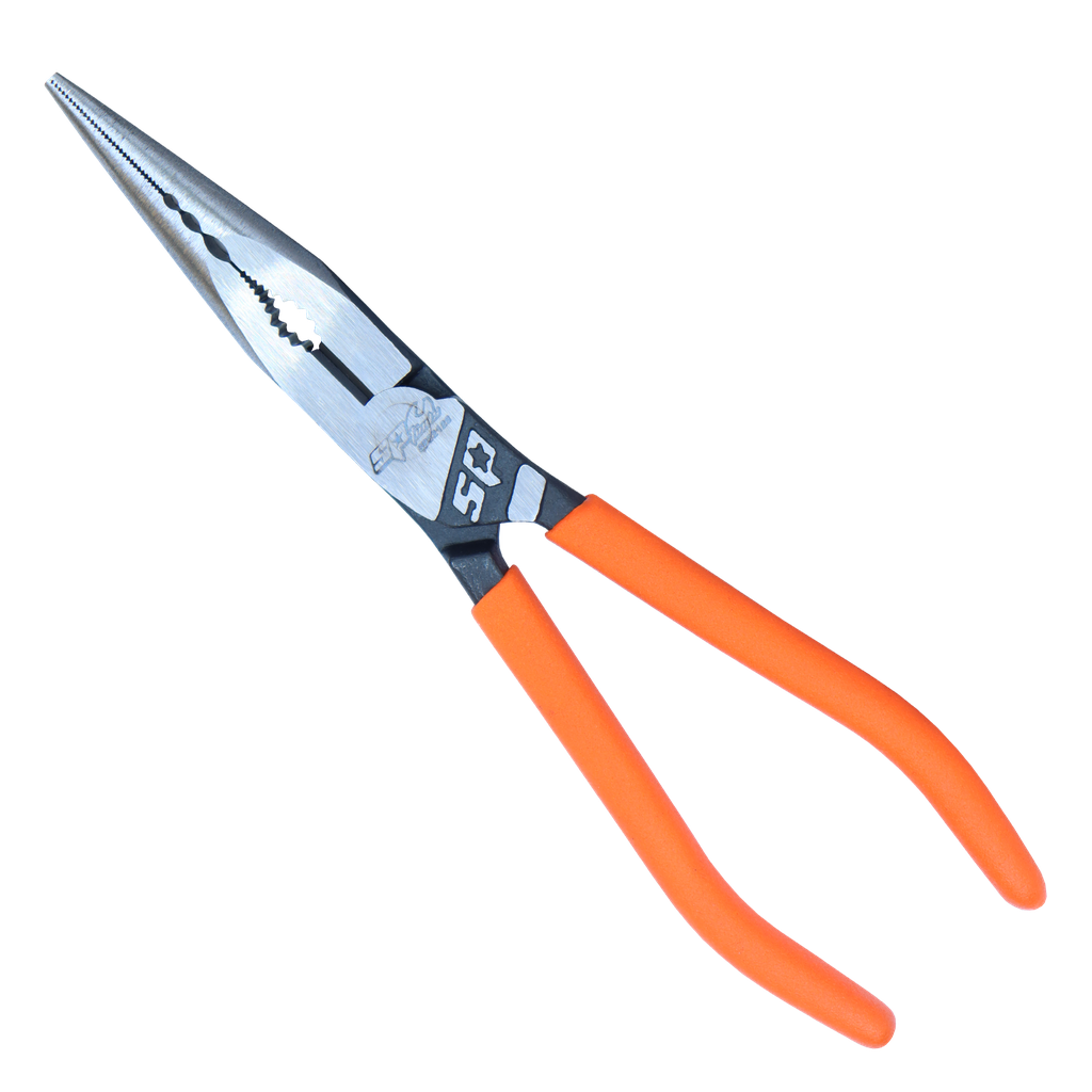 PLIERS & CUTTERS - LONG NOSE HIGH LEVERAGE - 200MM (8")