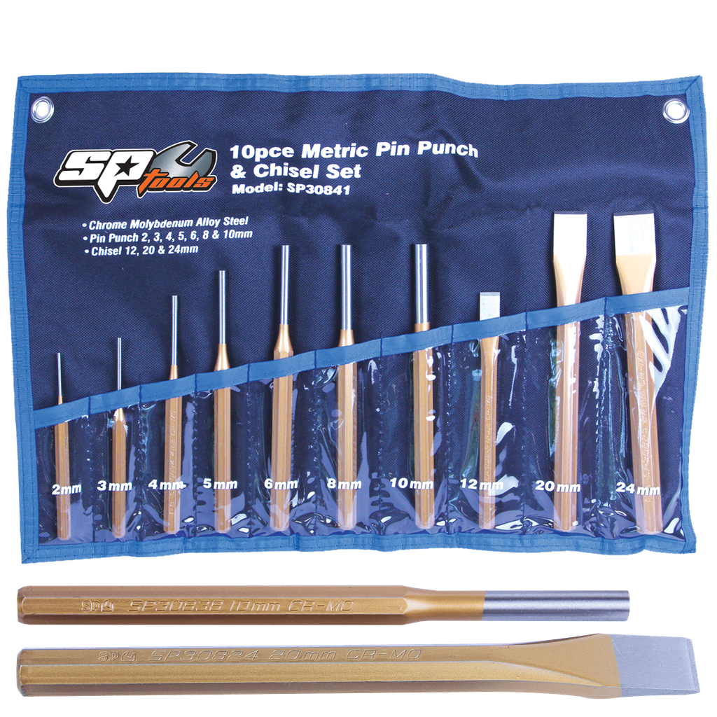STRIKING TOOLS - PUNCH & CHISEL 10PC SET