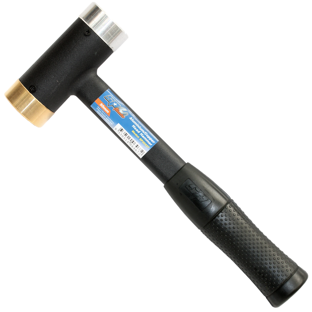 [SP30427] STRIKING TOOLS - HAMMER DUAL HEAD ALUM. & BRASS - 50MM