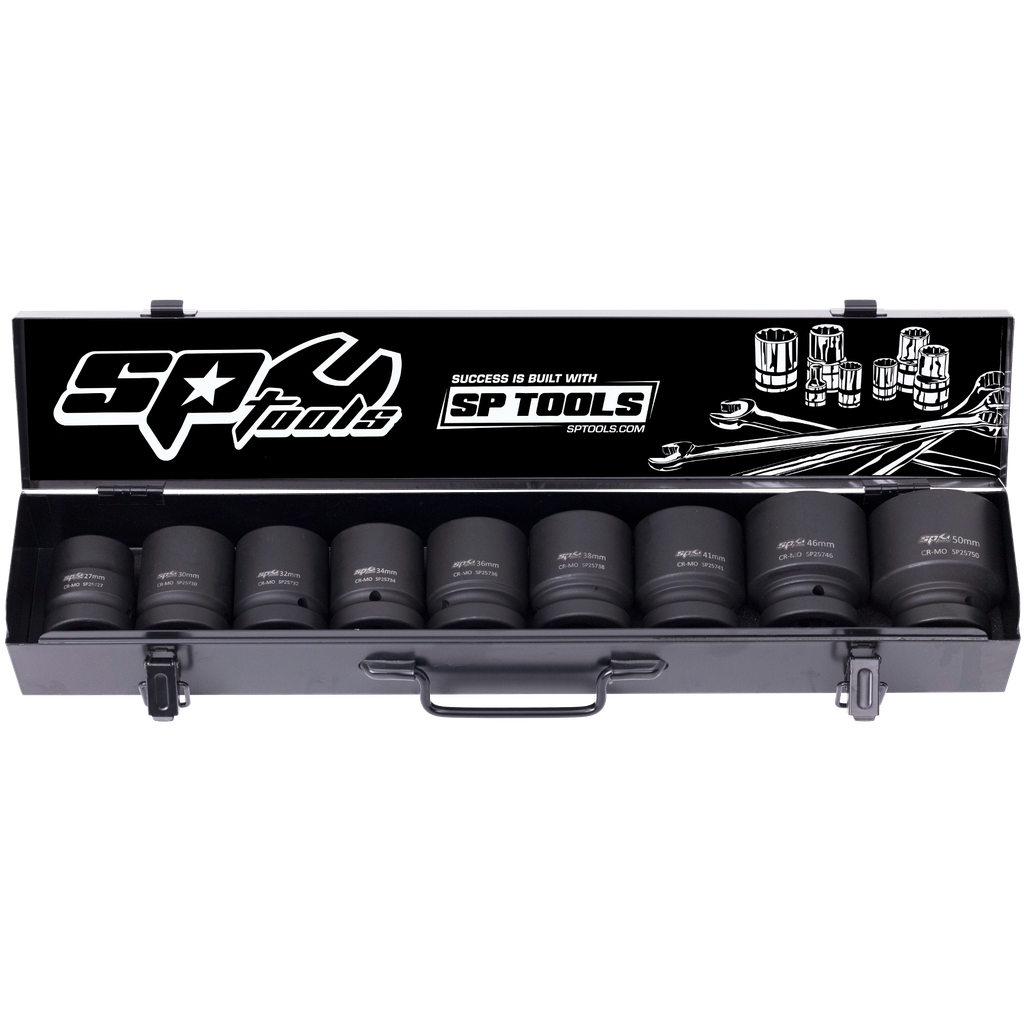 [SP20510] SOCKET SET IMPACT 1"DR 6PT 9PC METRIC