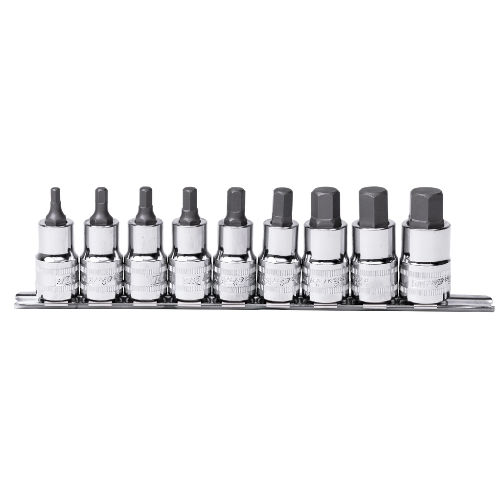 [SP20563] SOCKET RAIL SET 1/2"DR 9PC SAE INHEX