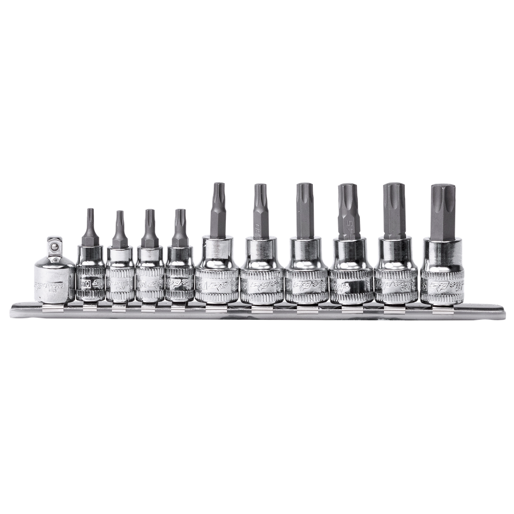 [SP20440] SOCKET RAIL 1/4 & 3/8DR TORX 11PC