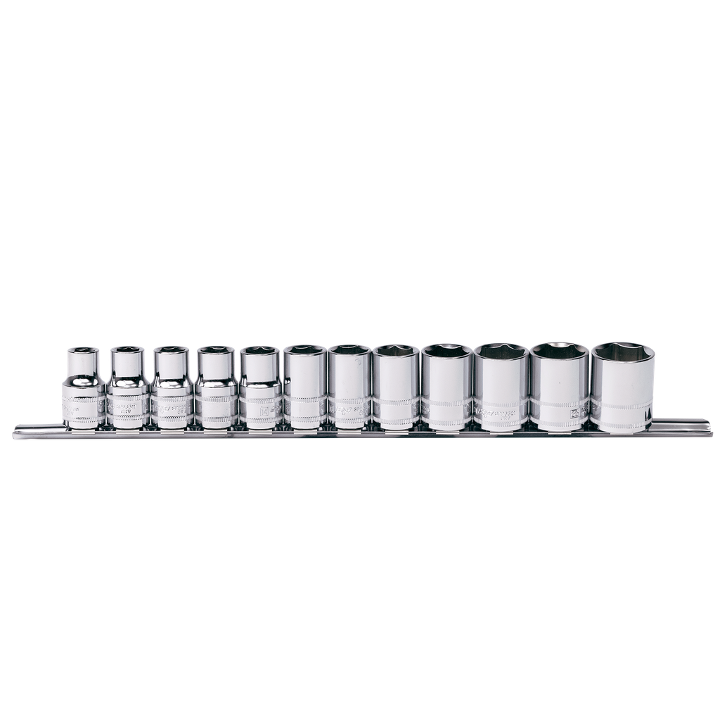 [SP20332] SOCKET RAIL 1/2DR 6PT 12PC METRIC