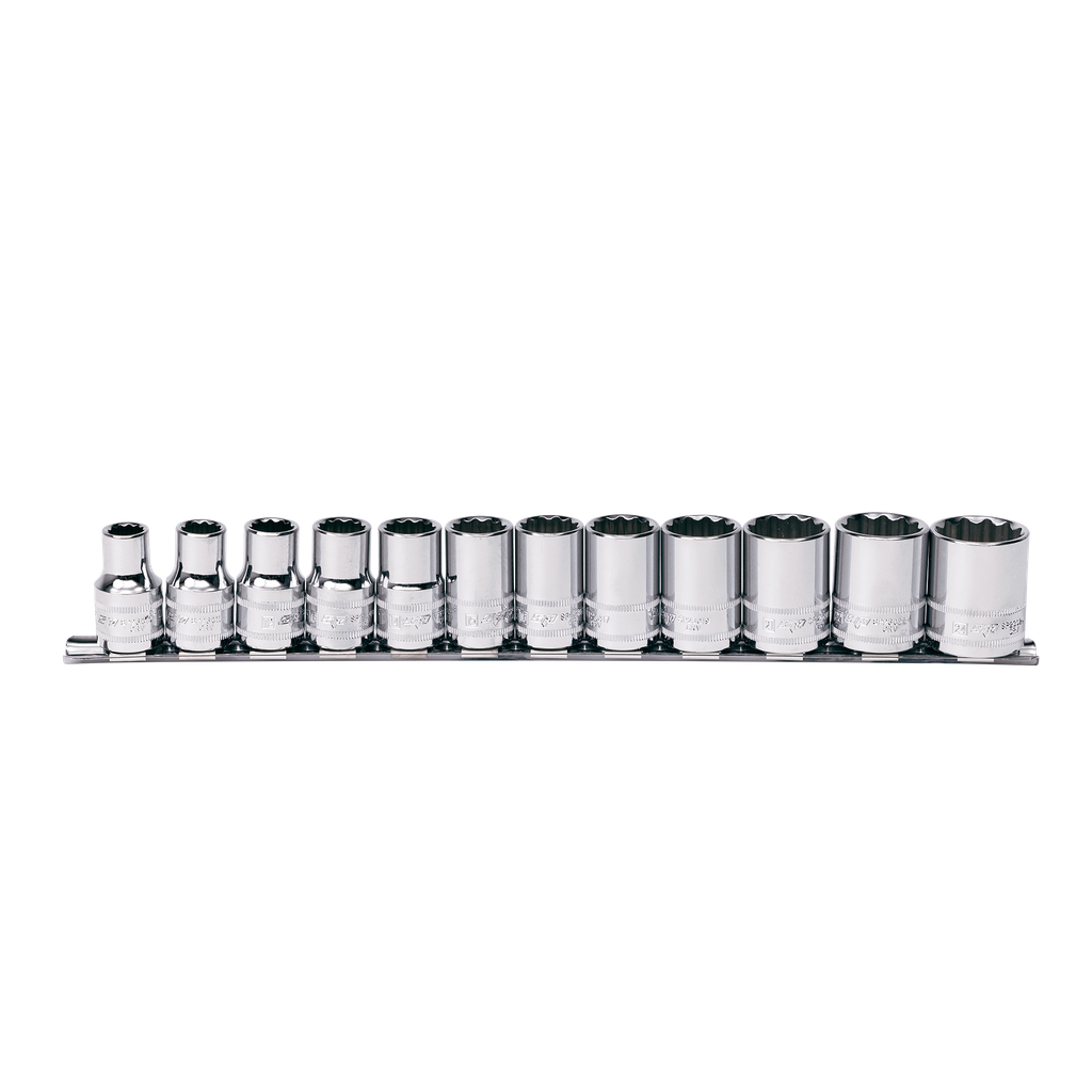 [SP20330] SOCKET RAIL 1/2DR 12PT 12PC METRIC