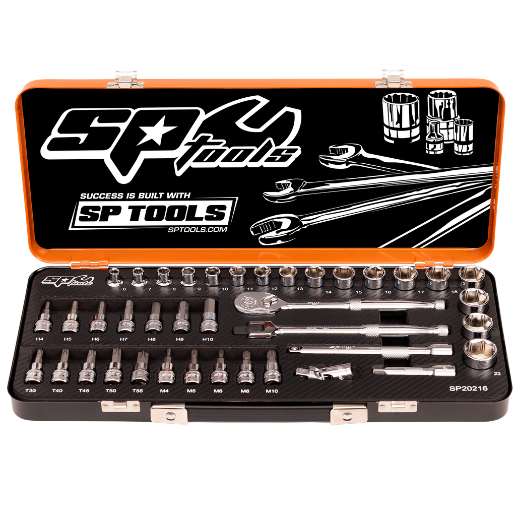 [SP20216] SOCKET SET - 3/8DR 6PT 39PC METRIC