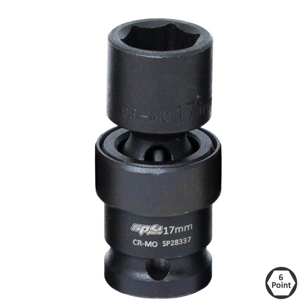 SOCKET IMPACT SWIVEL 1/2DR 6PT 24MM