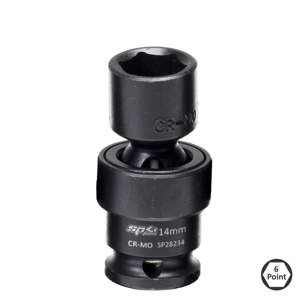 SOCKET IMPACT SWIVEL 3/8DR 6PT 12MM