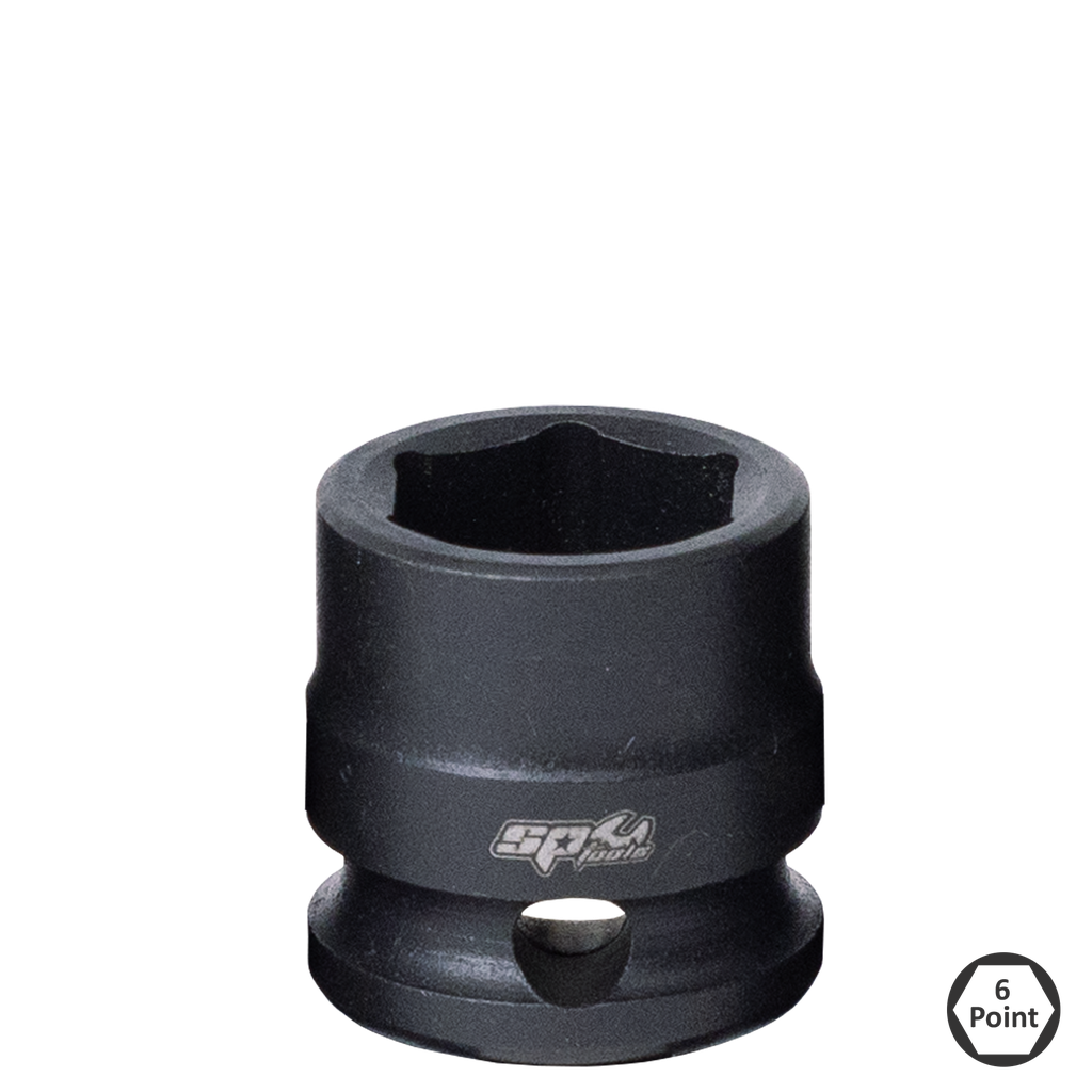 SOCKET IMPACT STUBBY METRIC  3/8"DR 6PT 11MM