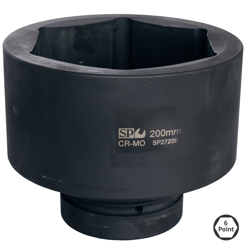SOCKET IMPACT 2-1/2"DR 6PT METRIC 130MM