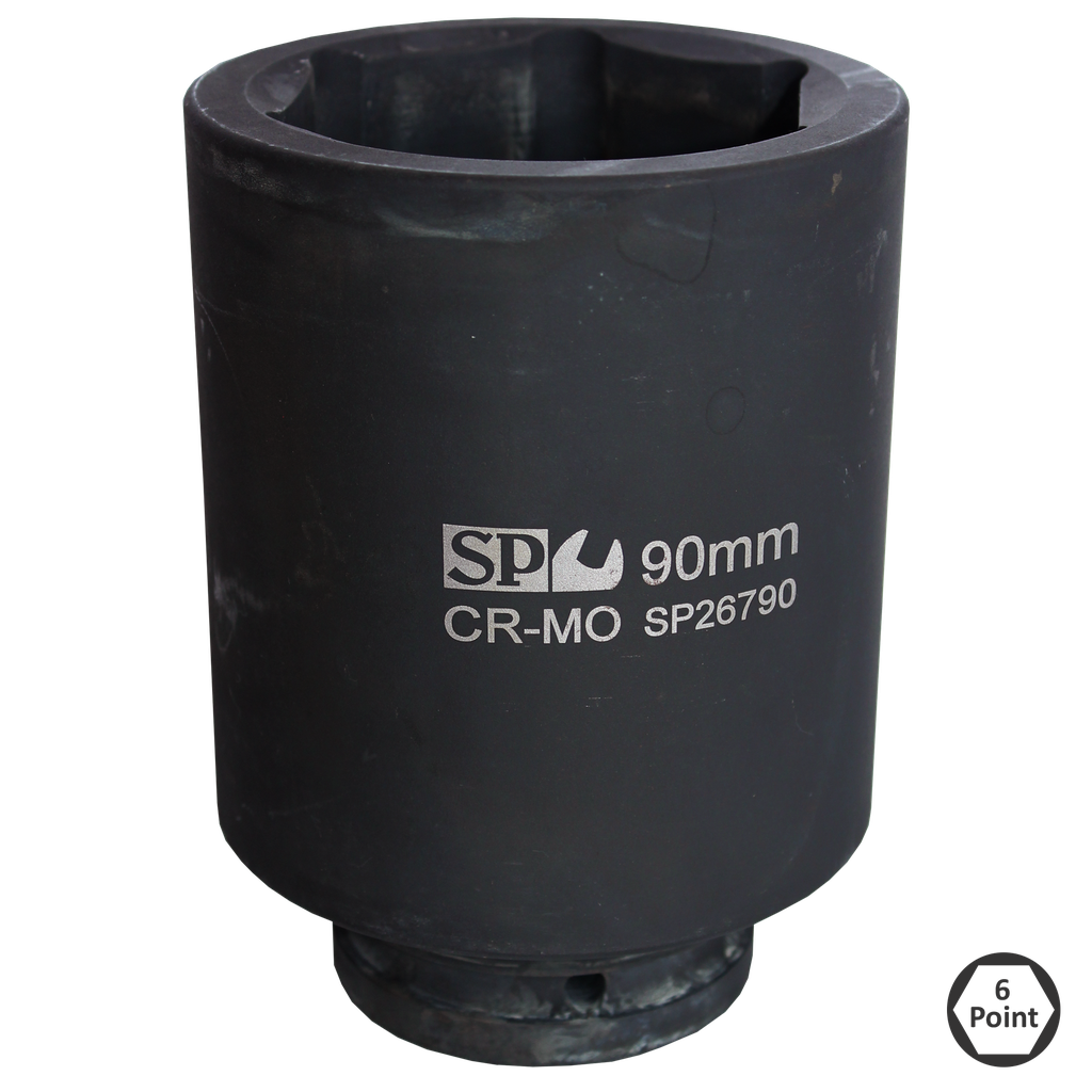 SOCKET IMPACT 1-1/2"DR 6PT DEEP METRIC 54MM