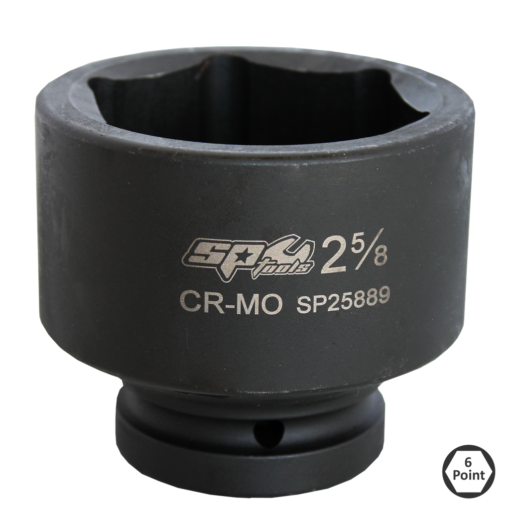 SOCKET IMPACT 1DR 6PT SAE 2-3/8"