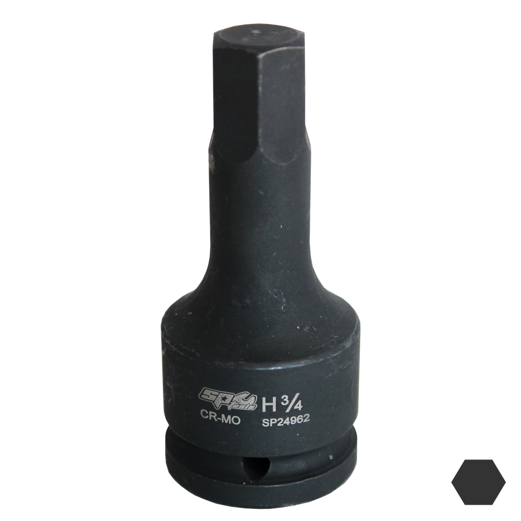 [SP24965] SOCKET IMPACT 3/4"DR INHEX SAE 1" SP TOOLS