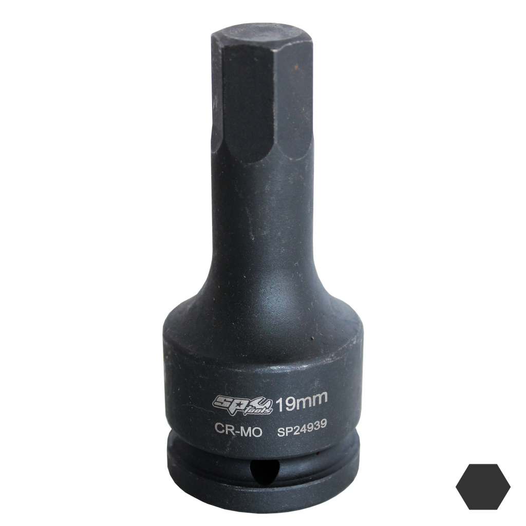 [SP24944] SOCKET IMPACT 3/4"DR INHEX METRIC 24MM SP TOOLS