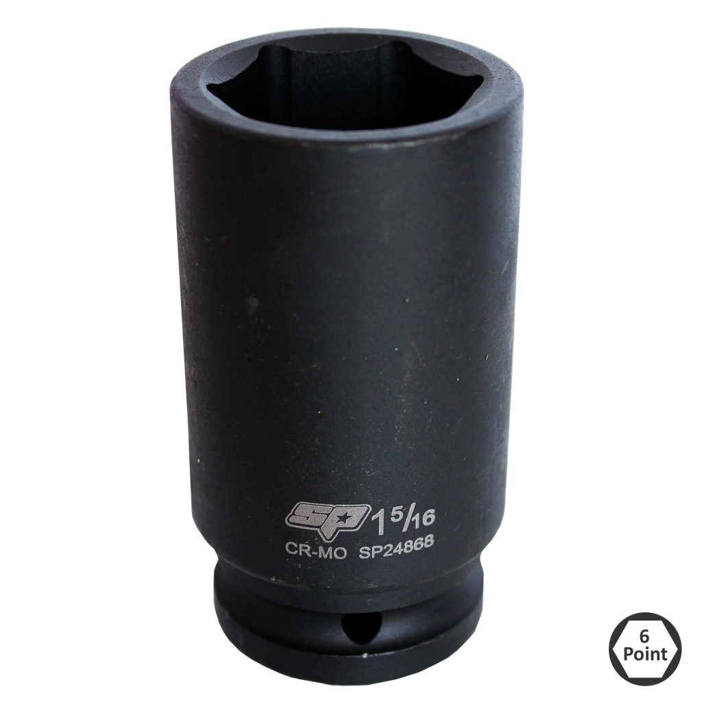 SOCKET IMPACT 3/4DR 6PT DEEP SAE 1-1/4" SP TOOLS