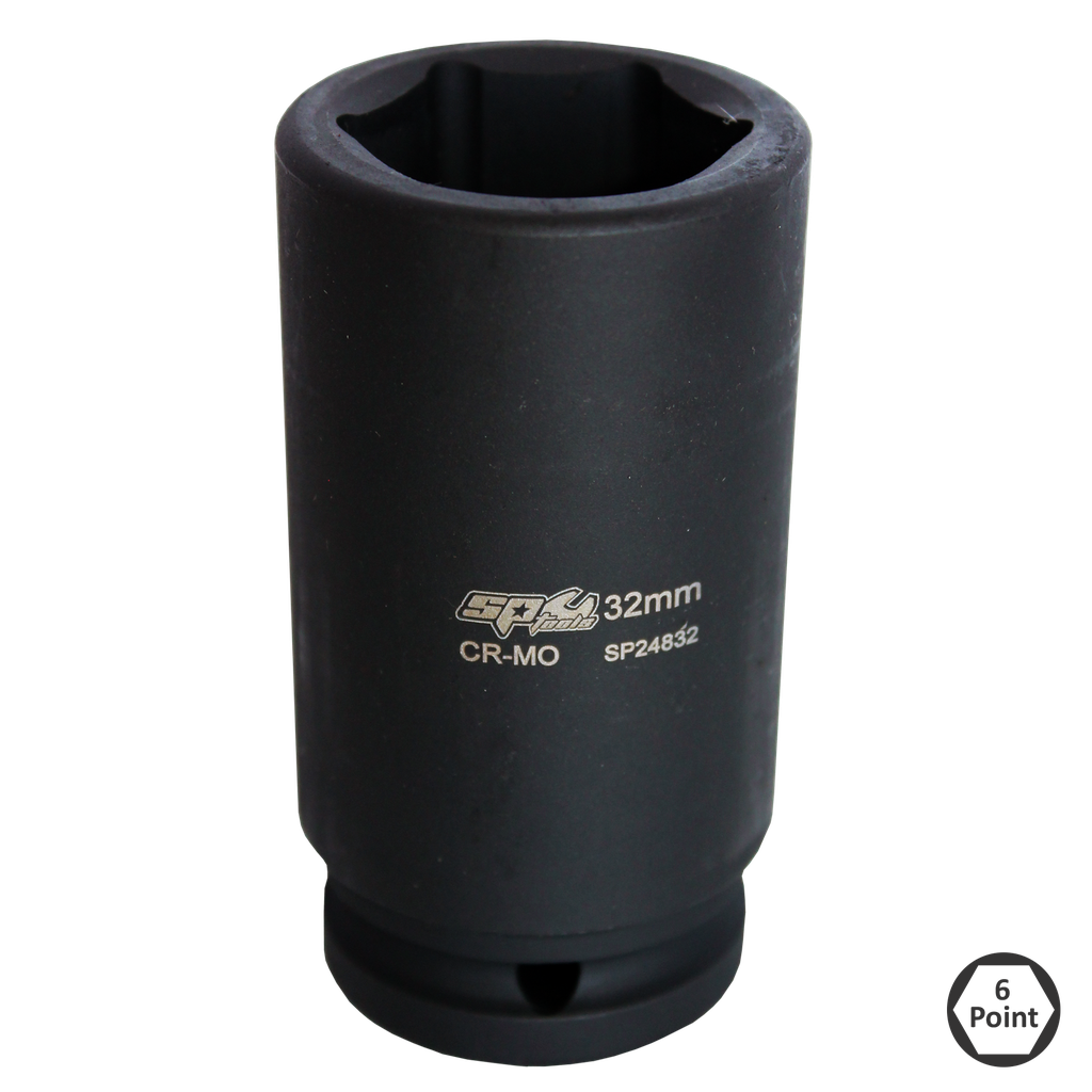 SOCKET IMPACT 3/4DR 6PT DEEP METRIC 34MM SP TOOLS