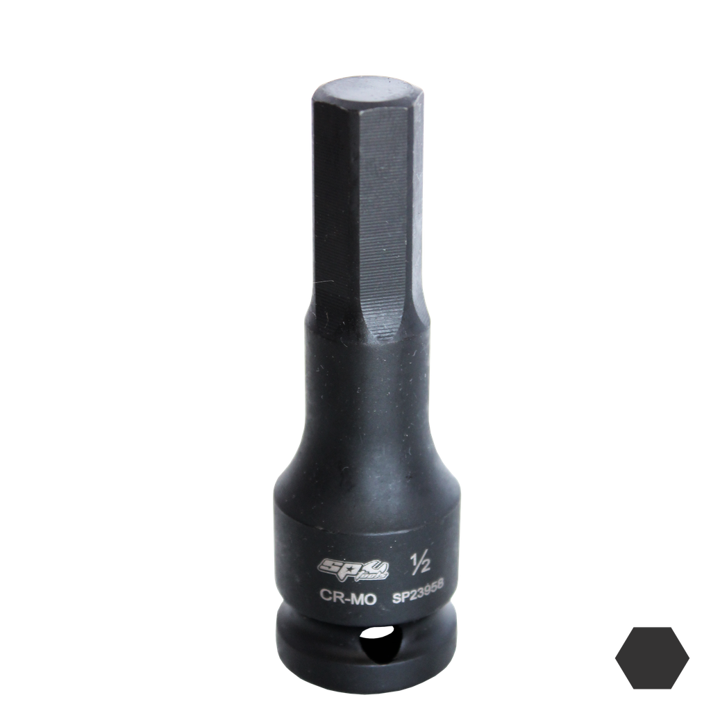 SOCKET IMPACT 1/2"DR INHEX SAE 3/16"