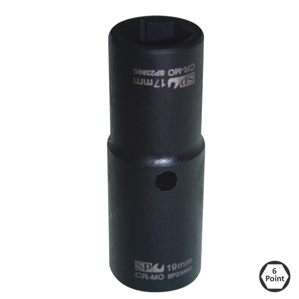 [SP23894] SOCKET IMPACT 1/2"DR FLIP METRIC 21MM X 22MM