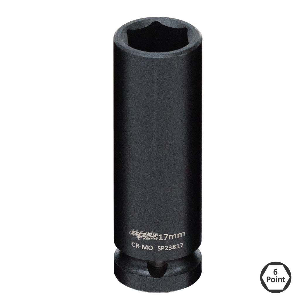 SOCKET IMPACT 1/2DR 6PT DEEP METRIC 35MM