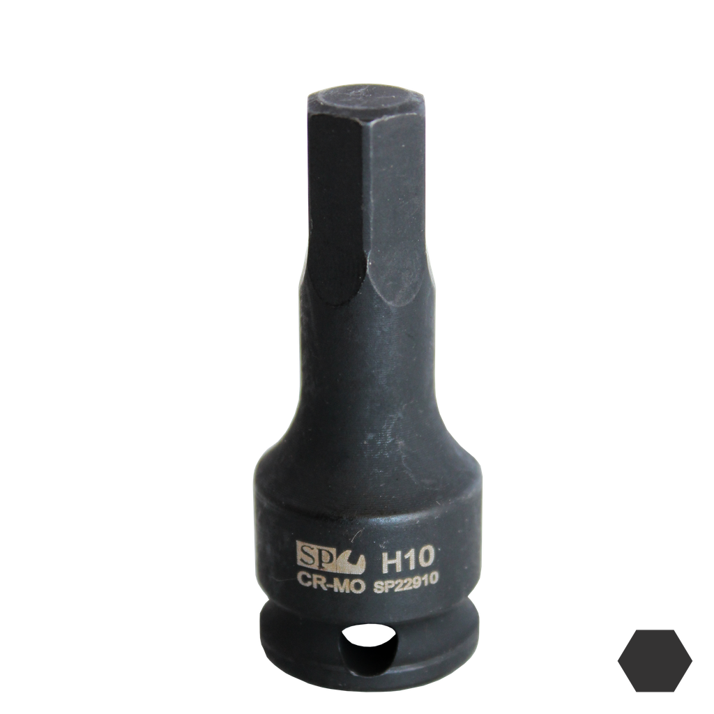 SOCKET IMPACT 3/8"DR INHEX METRIC 6MM SP TOOLS