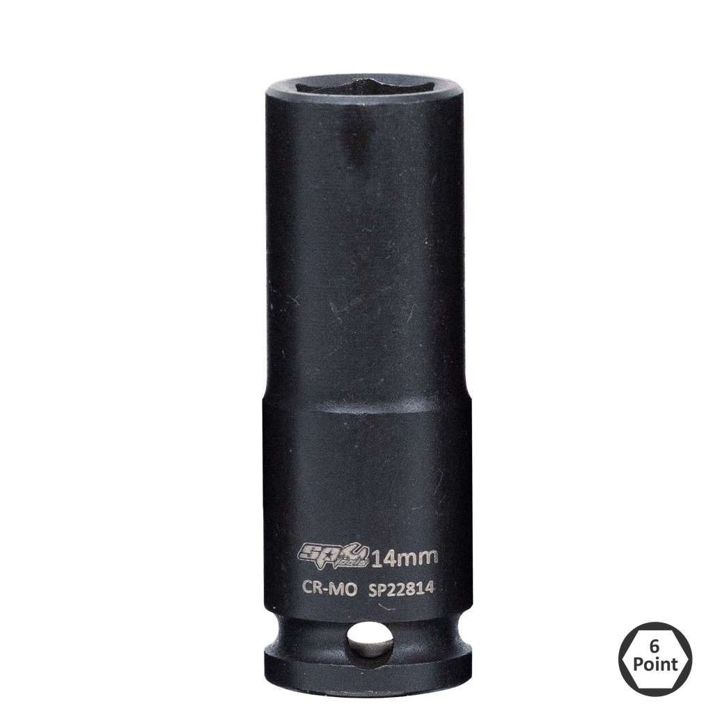 SOCKET IMPACT 3/8"DR 6PT DEEP METRIC 17MM SP TOOLS