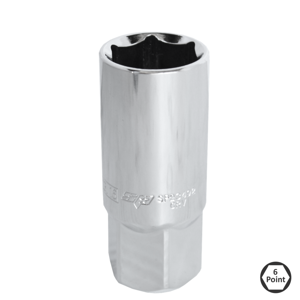 SOCKET - 1/2"DR SPARK PLUG 6PT SAE 5/8"