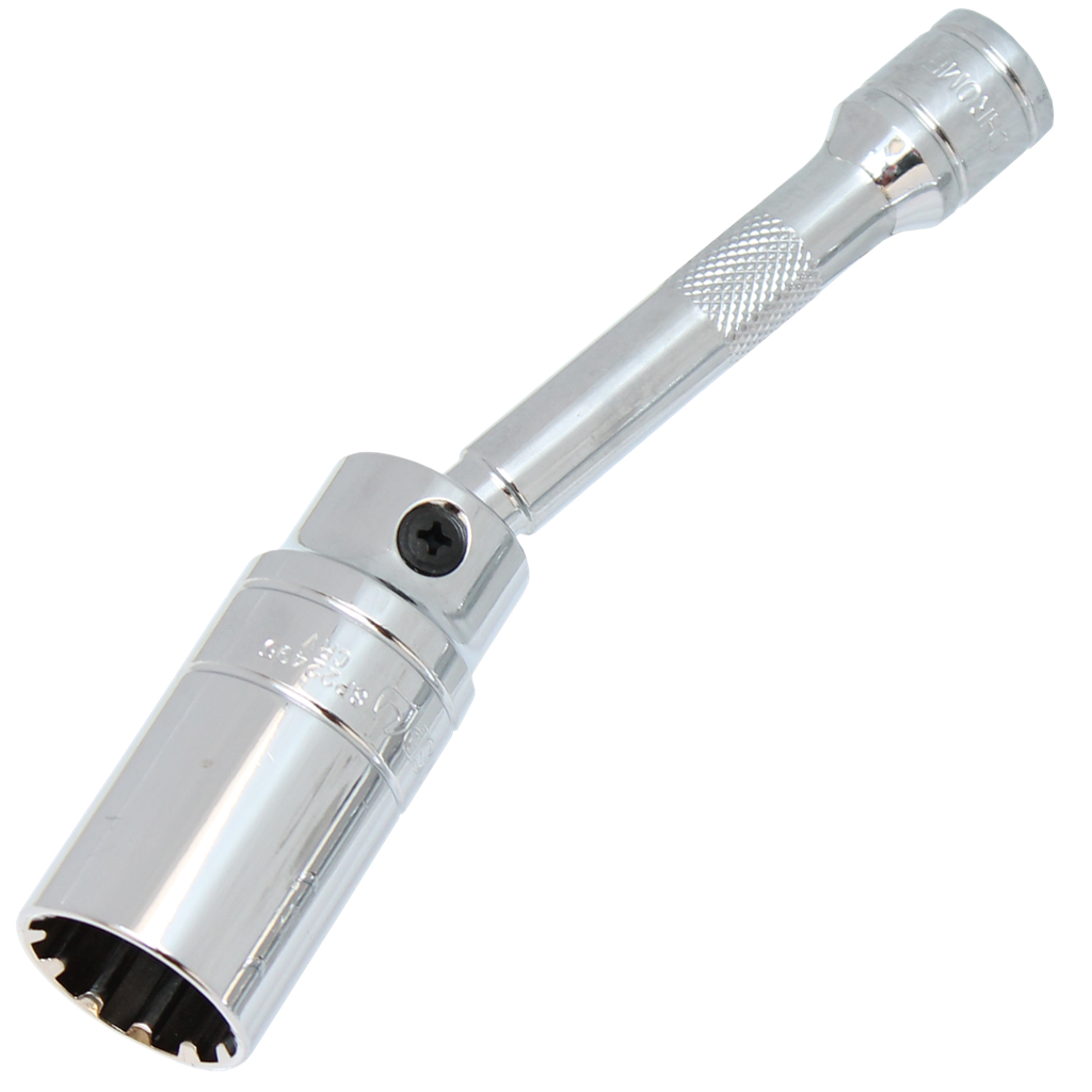 SOCKET - 3/8"DR SPARK PLUG SPLINE MAGNETIC 21MM- 13/16"