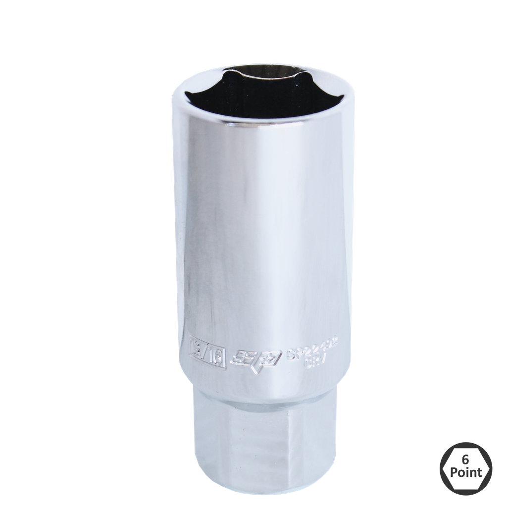 [SP22491] SOCKET - 3/8"DR SPARK PLUG 6PT SAE 5/8"