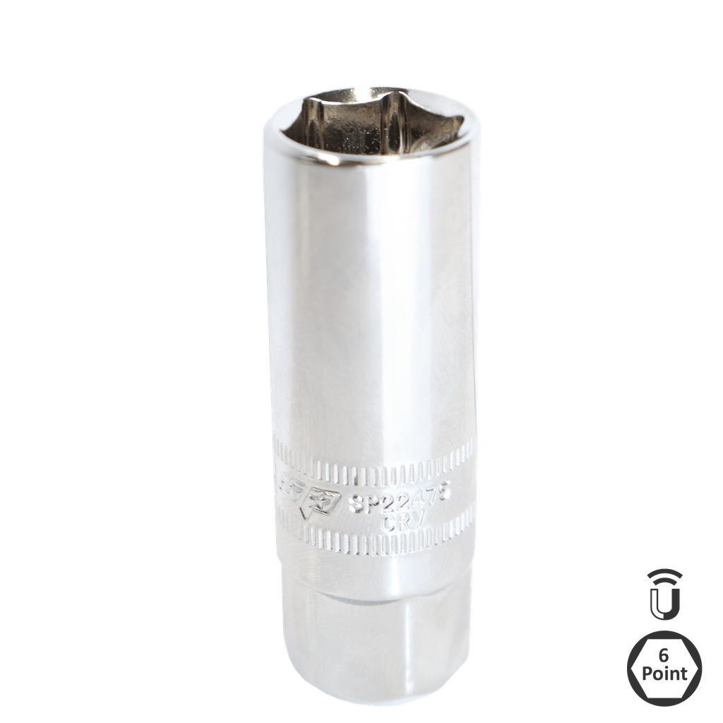 [SP22475] SOCKET - 3/8"DR SPARK PLUG MAGNETIC METRIC 16MM