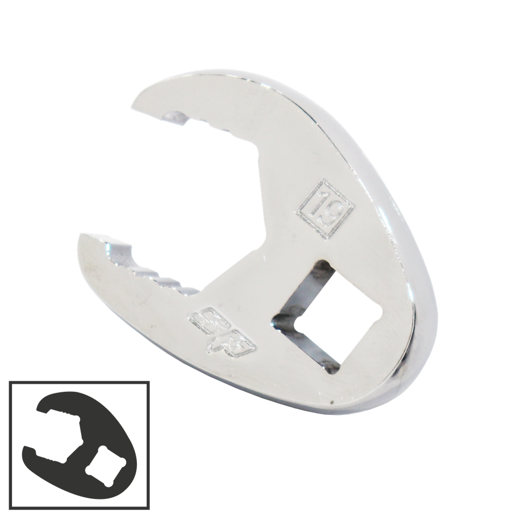 SOCKET - 3/8"DR CROWFOOT FLARE NUT RING END METRIC 13MM