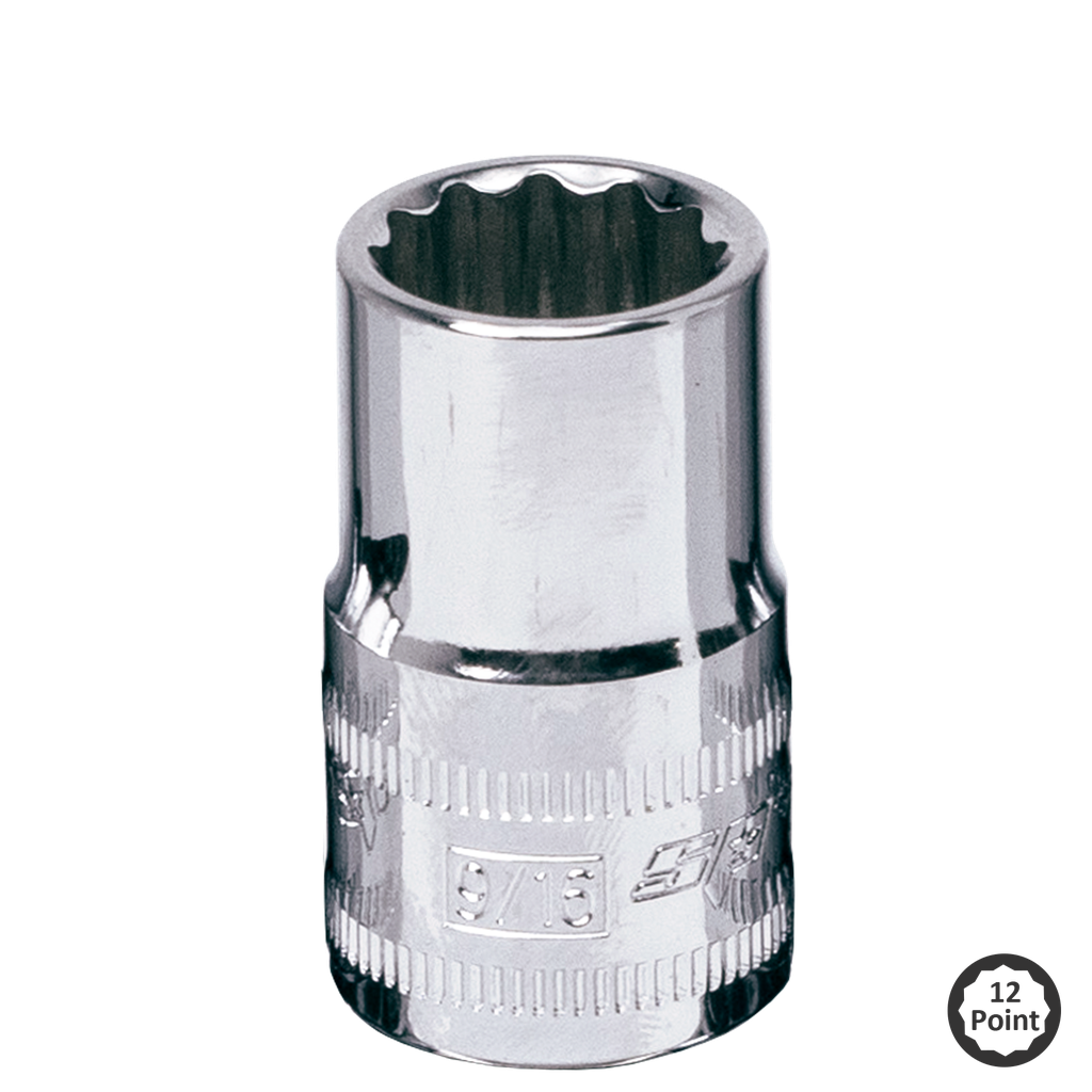 SOCKET - 3/8"DR STANDARD 12PT SAE 3/4"