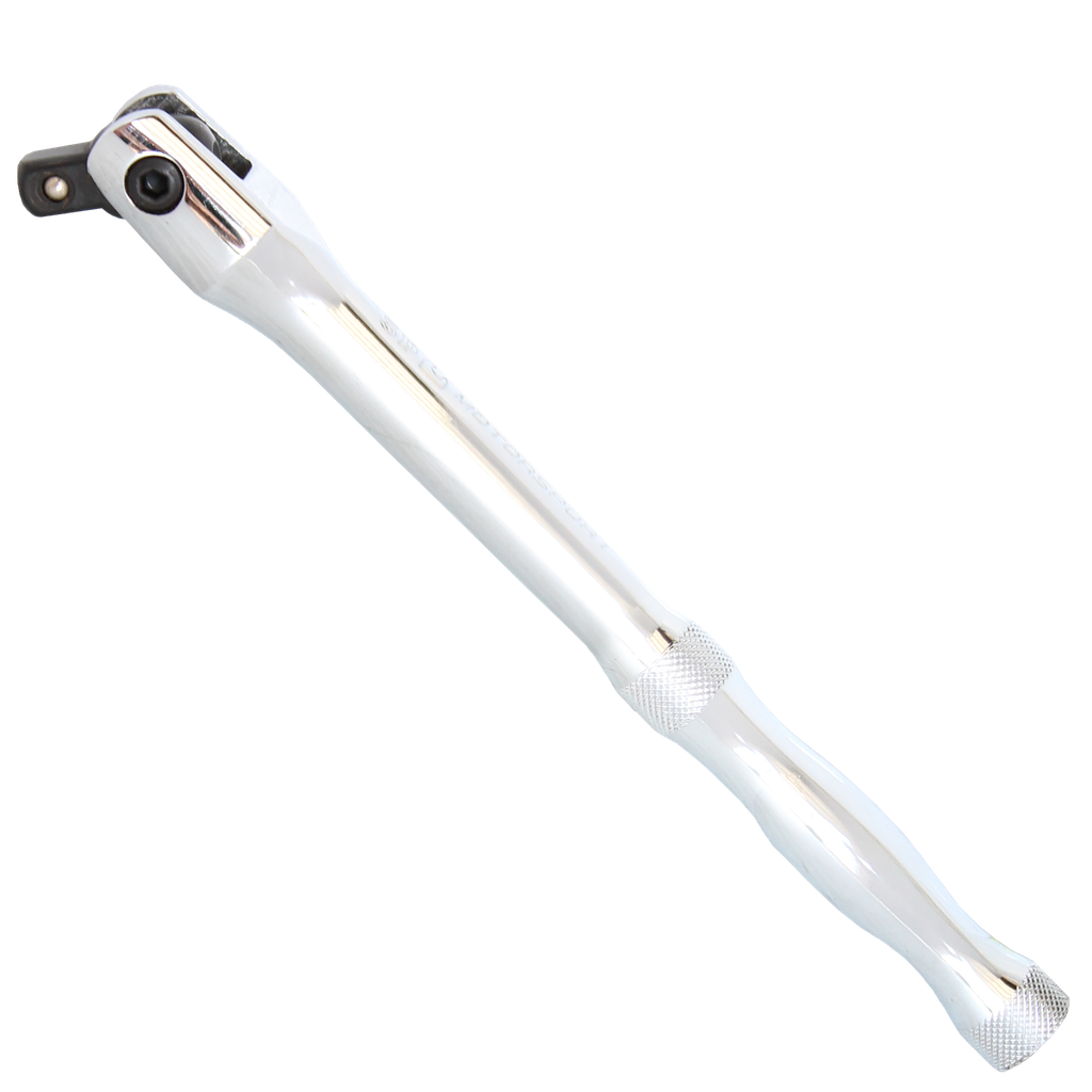 SOCKET ACCESSORIES - 1/4"DR FLEX HANDLE CHROME 145MM
