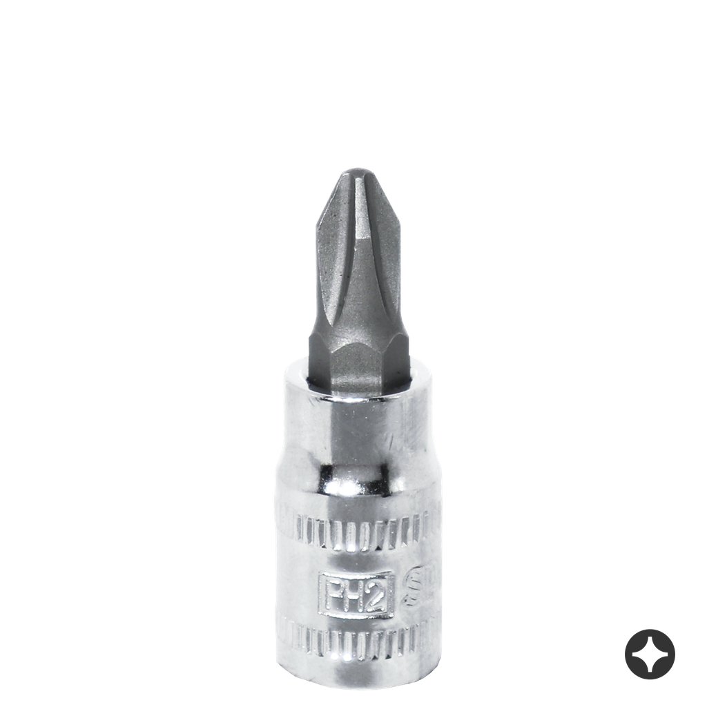 SOCKET - 1/4"DR BIT PH2