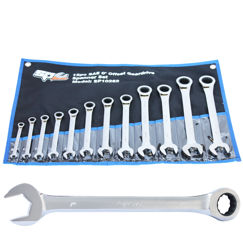 [SP10262] SPANNER SET - ROE GEARDRIVE/QUAD DRIVE SAE 12PC