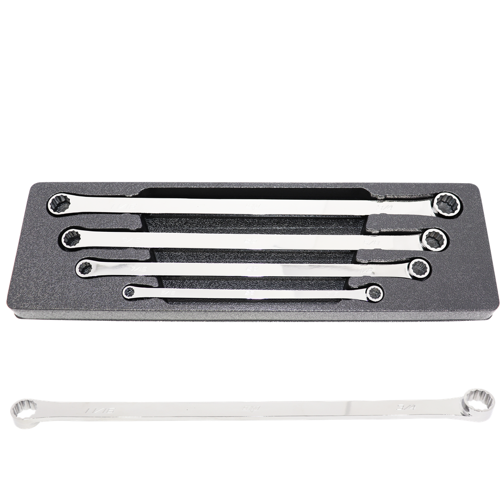 [SP10084] SPANNER SET - DOUBLE RING 4PC SAE