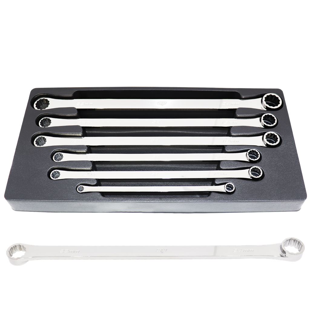 [SP10036] SPANNER SET - DOUBLE RING 6PC METRIC