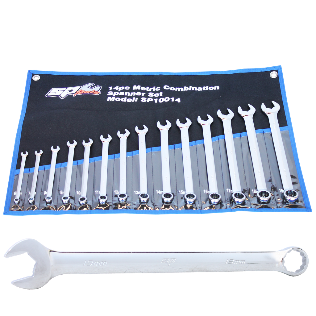 [SP10014] SPANNER SET - ROE QUAD DRIVE METRIC 14PC