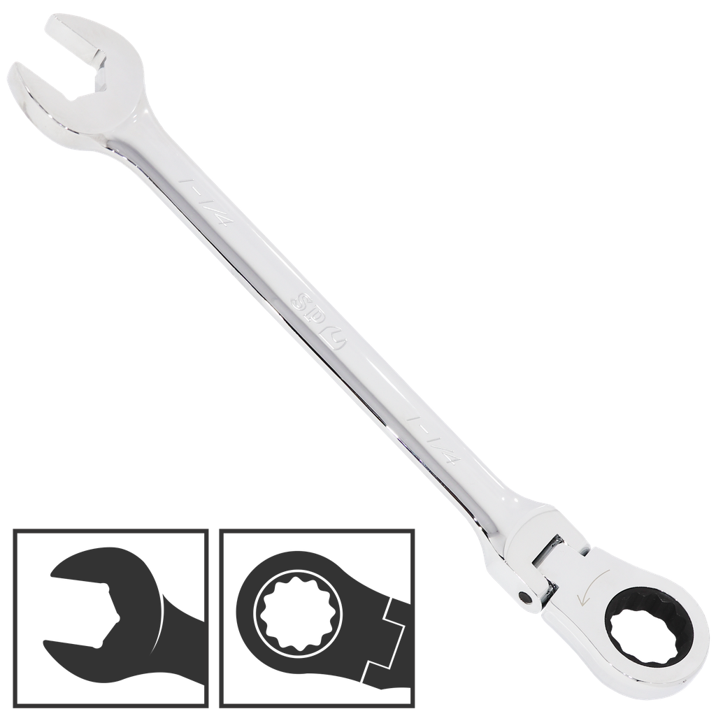 SPANNER ROE FLEXHEAD GEARDRIVE SAE 13/16"