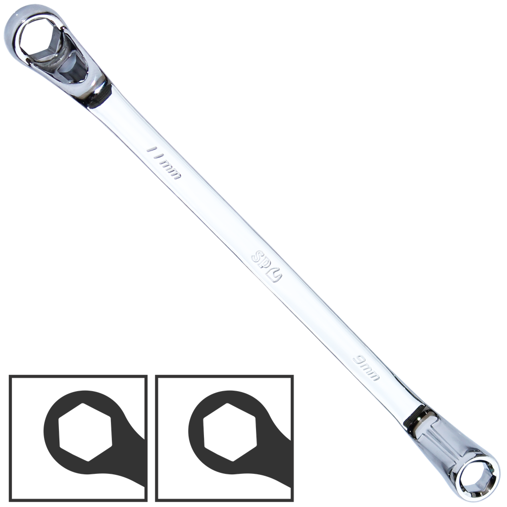 SPANNER DOUBLE RING 8MM X 10MM