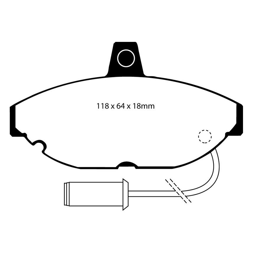 [EBCDP4467R] EBC Brakes Yellowstuff Performance Brake Pads